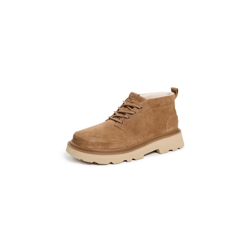 UGG M Chukka Lug Chestnut Suede Lace Up Boots Mens 12 Brown 1171113 New